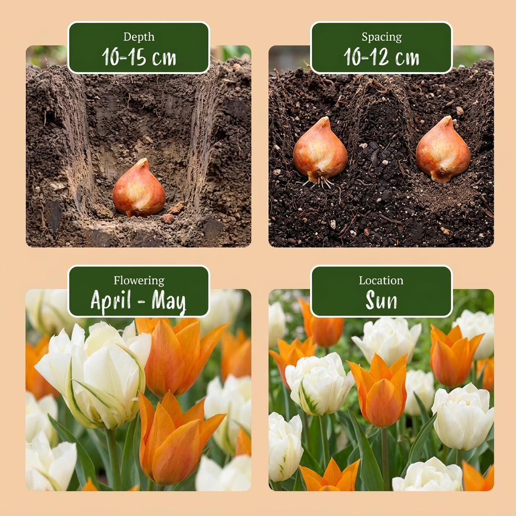 Tulpe Sunbath – Tulipa online kaufen | 15 bis 120 Blumenzwiebeln, Gelb-Weiß &amp; leuchtend – Wurzelwerk Design