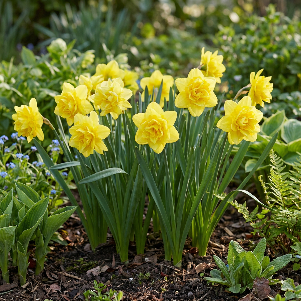 Gefüllte Narzisse Golden Ducat – Narcissus online kaufen | 10 bis 80 Blumenzwiebeln, goldgelb &amp; gefüllt – Wurzelwerk Design