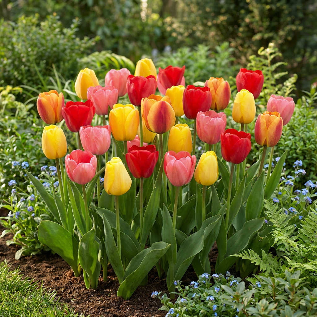 Darwin-Hybrid-Tulpen Mischung – Tulipa online kaufen | 15 bis 320 Blumenzwiebeln, großblütig &amp; langlebig – Wurzelwerk Design
