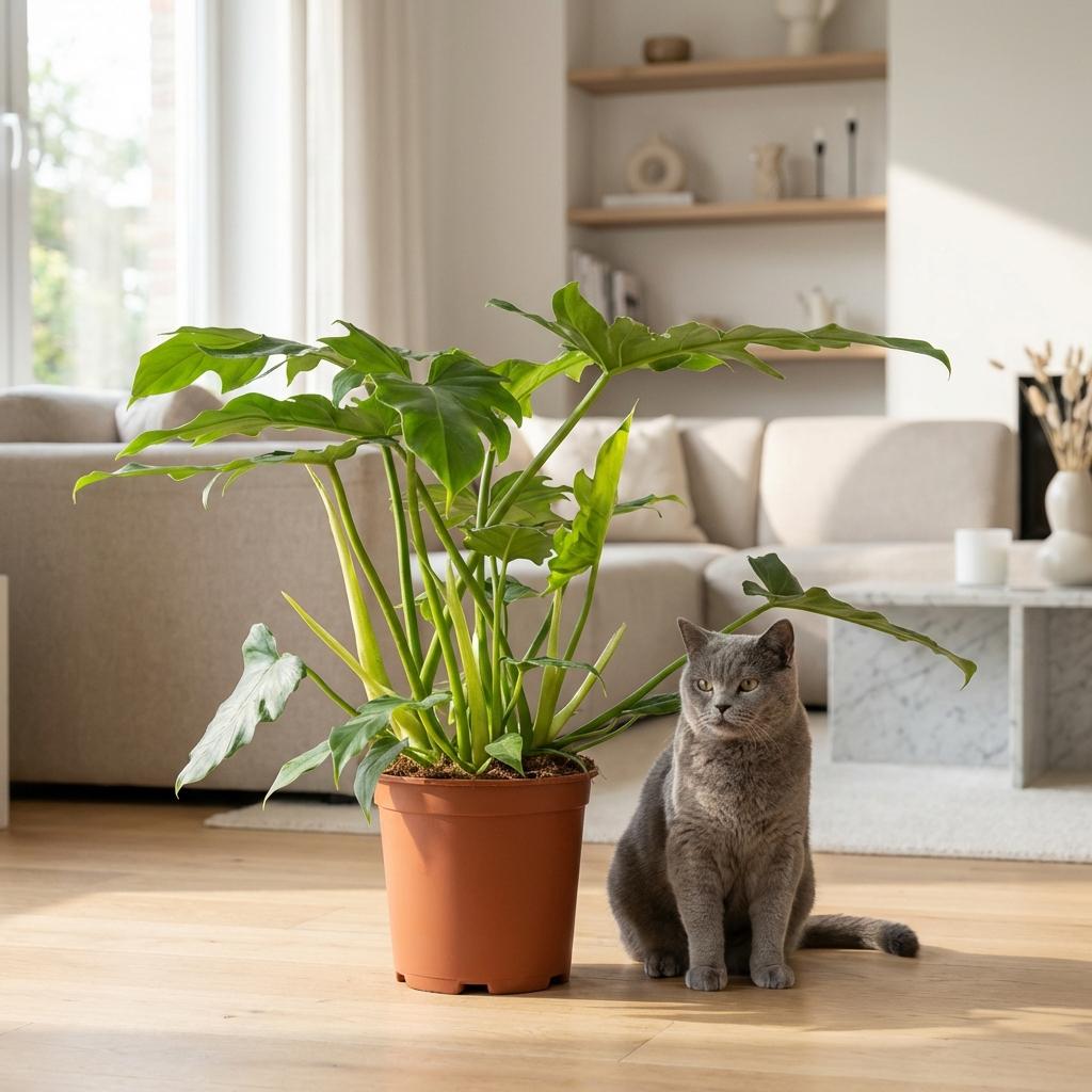 Philodendron Lacerum kaufen | Zimmerpflanze – Topf Ø 19 cm, Höhe 65 cm - Wurzelwerk Design