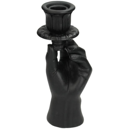 Kerzenständer - Hand Schwarz - ↑ 20 cm - Wurzelwerk Design