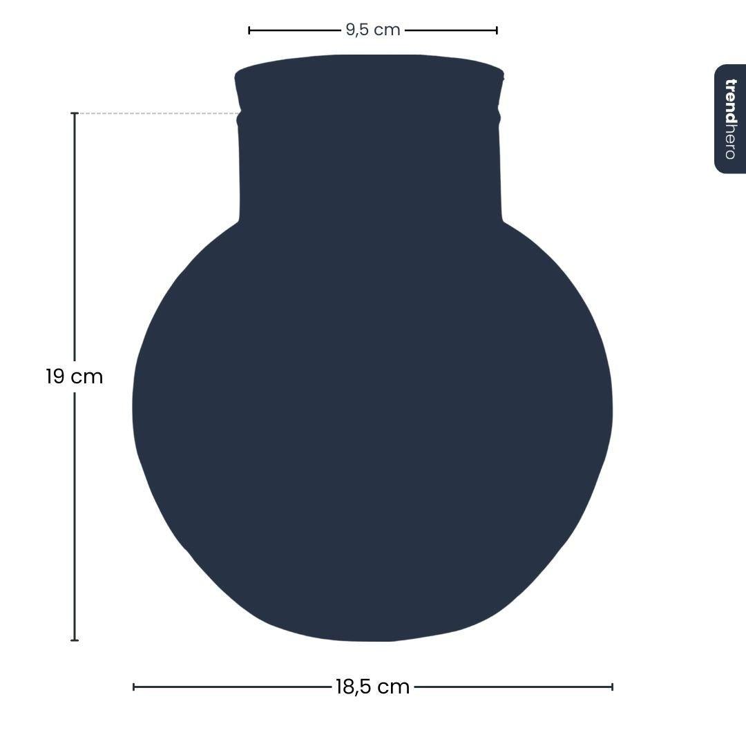 Terrarienflasche „Noah“ mit Korken – Glas - Terrarium 20 cm hoch - Wurzelwerk Design