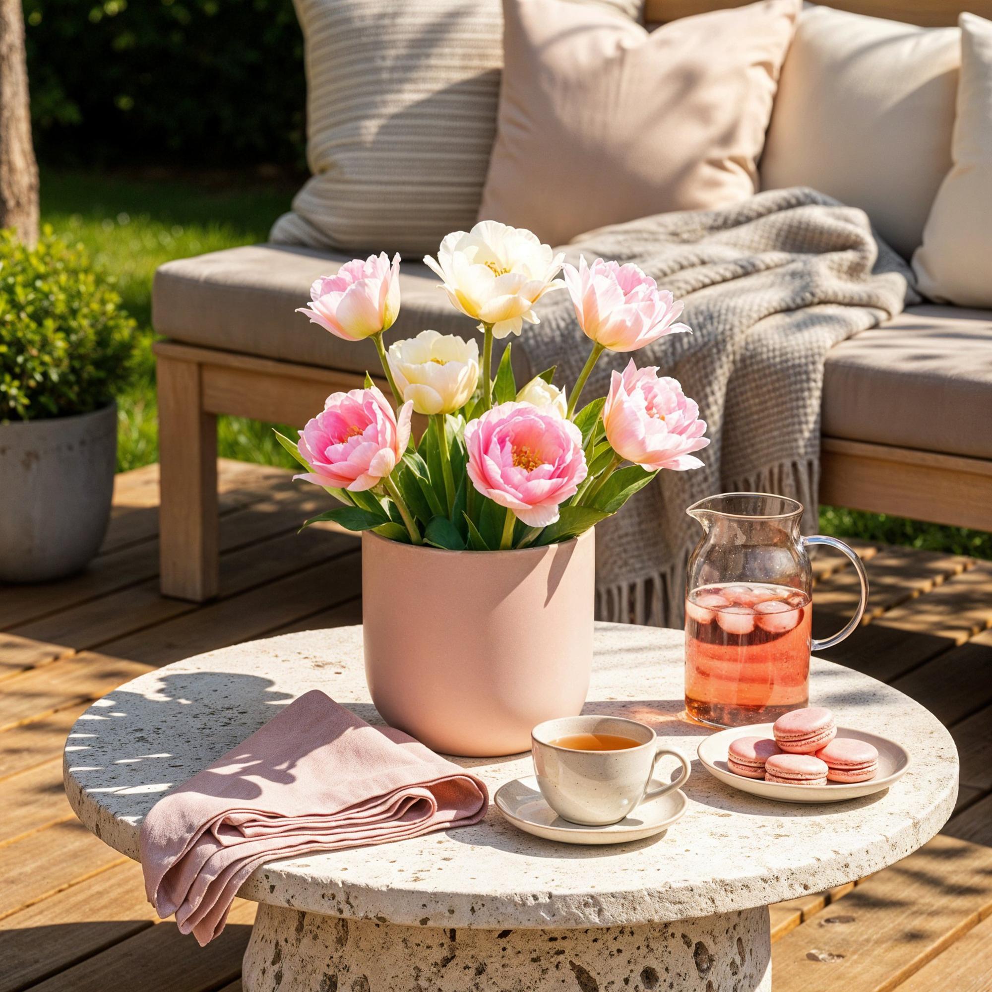 Tulpe Double Sensation - Farbe Weiß und Rosa - 12 Stück - Zwiebelgröße 11/12 - XXL Pack