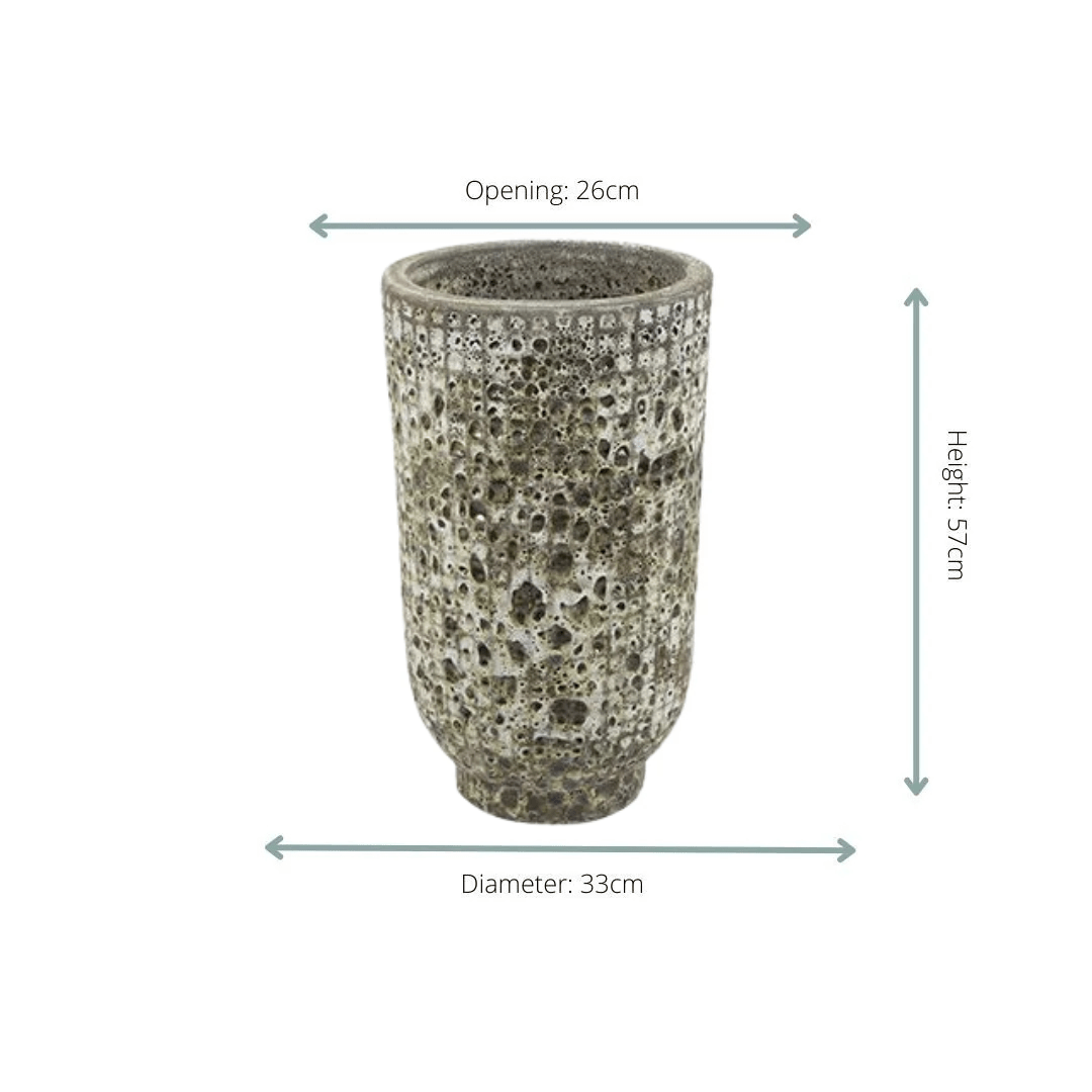 Vase Maestro earth in verschiedenen Größen - Wurzelwerk Design