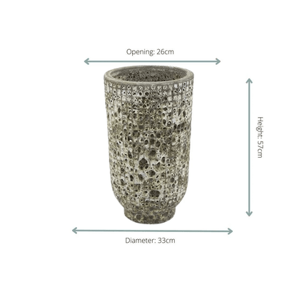 Vase Maestro earth in verschiedenen Größen - Wurzelwerk Design