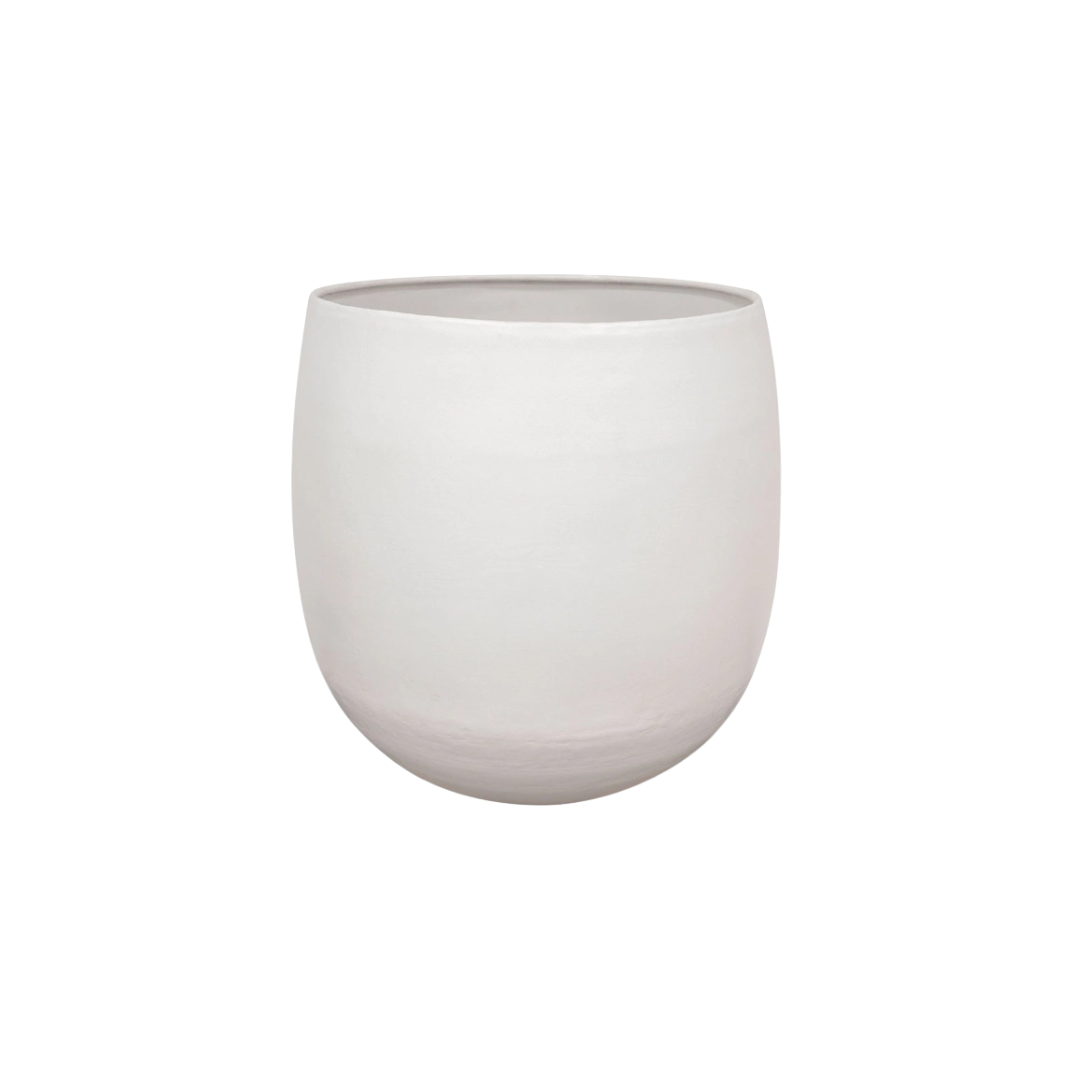 Steintopf weiß D35 x H34