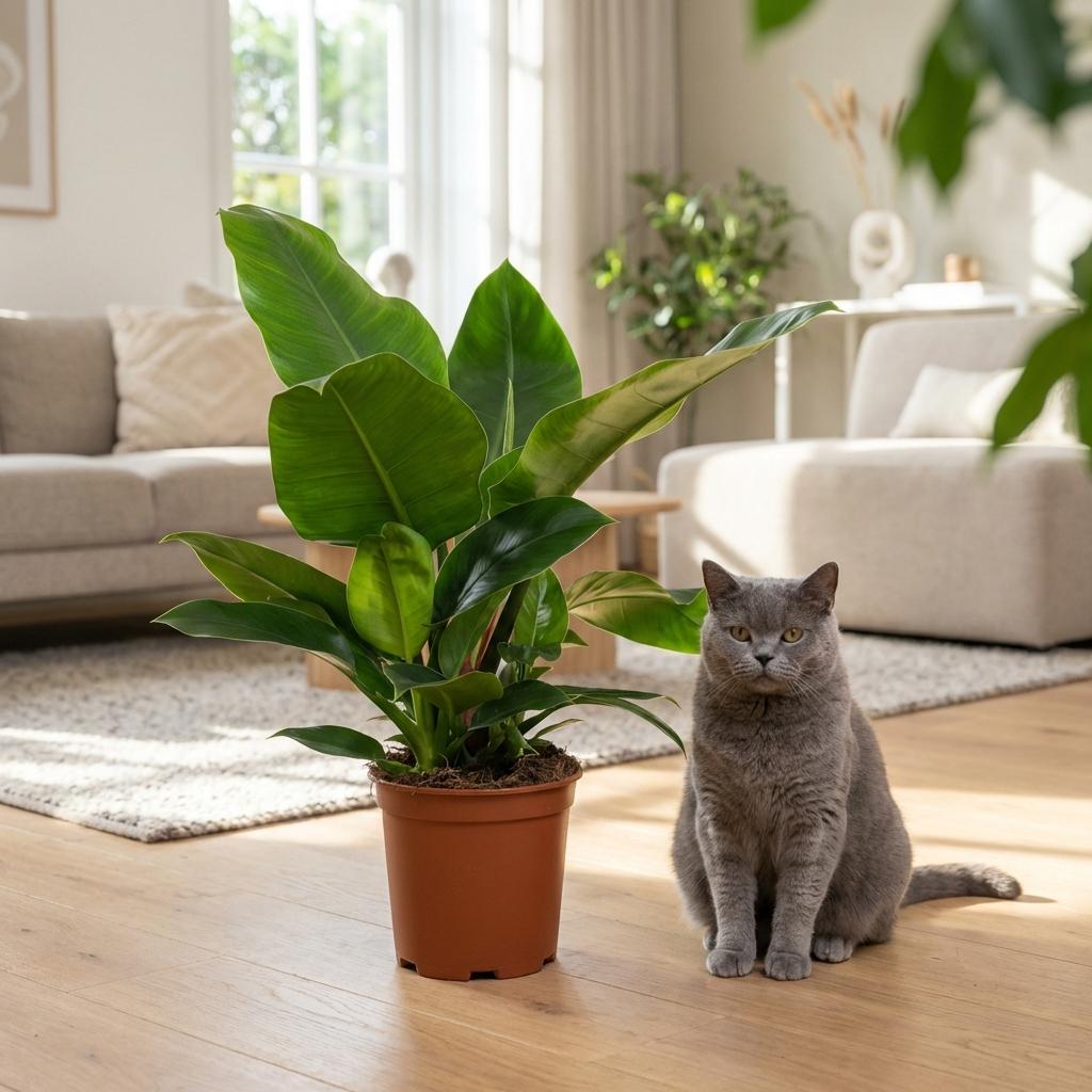 Philodendron Imperial Green kaufen | Zimmerpflanze – Topf Ø 19 cm, Höhe 65 cm - Wurzelwerk Design