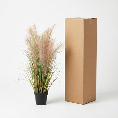 Kunstpflanze Phragmites Gras von Everspring, 95 cm hohe, realistische Kunststoffpflanze für Dekor und Raumgestaltung.