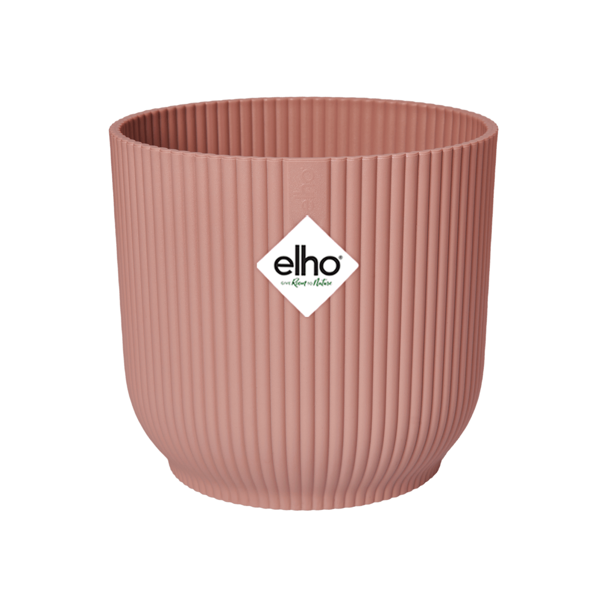 Topf elho Vibes Fold Round rose - D25 x H23 - Wurzelwerk Design