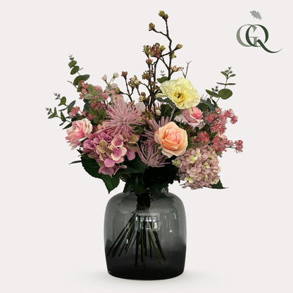 Kunstblumen Bouquet Mystic Summer M von Everspring, 65 cm hohe, bunte, realistisch wirkende Blumen für Dekorationen