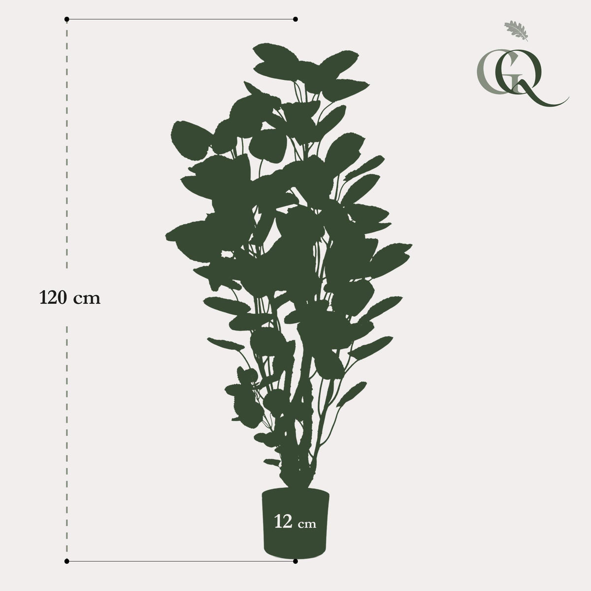 Kunstpflanze Polyscias Aralia, Everspring, 105-150 cm hoch, detailreiche grüne Plastikpflanze, ideal für Dekorationen in Innenräumen