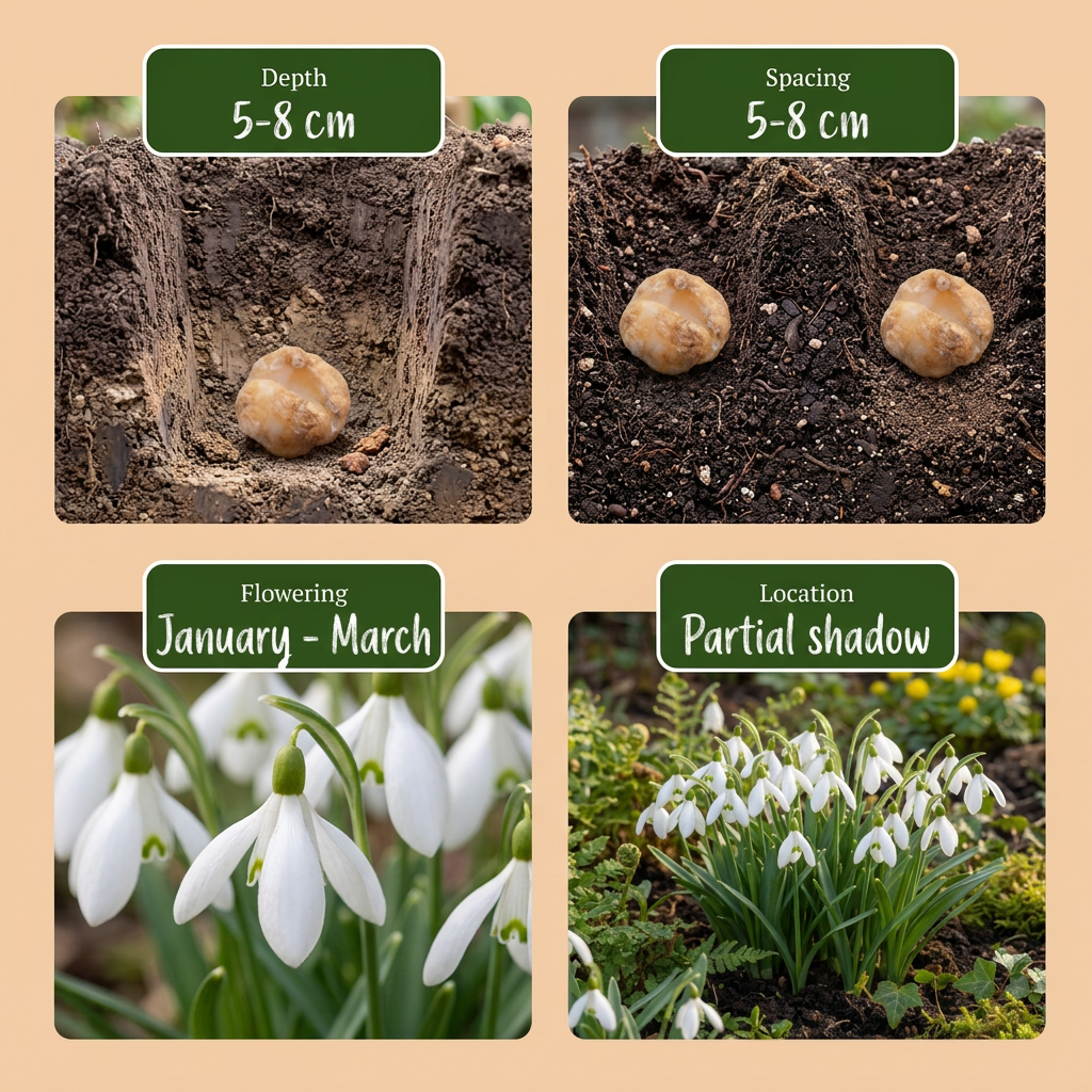 Großes Schneeglöckchen – Galanthus elwesii online kaufen | 50 bis 200 Blumenzwiebeln, sehr früh &amp; verwildernd – Wurzelwerk Design