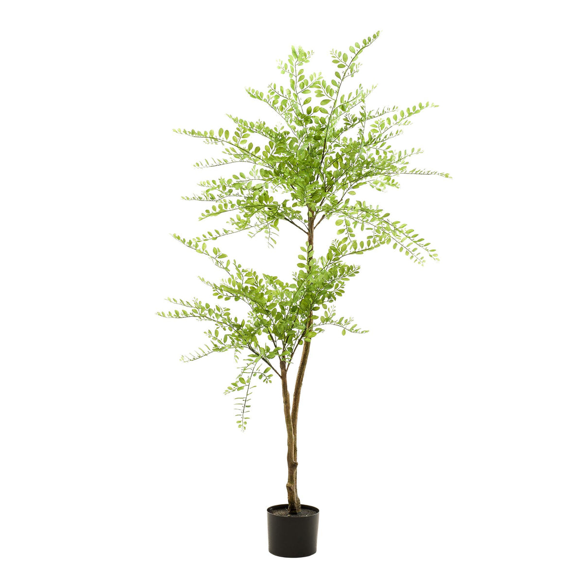 Kunstpflanze Honigbaum (Sophora) 140 cm von Everspring, realistische grüne Pflanze für Dekoration, Nahaufnahme im Thumbnail.