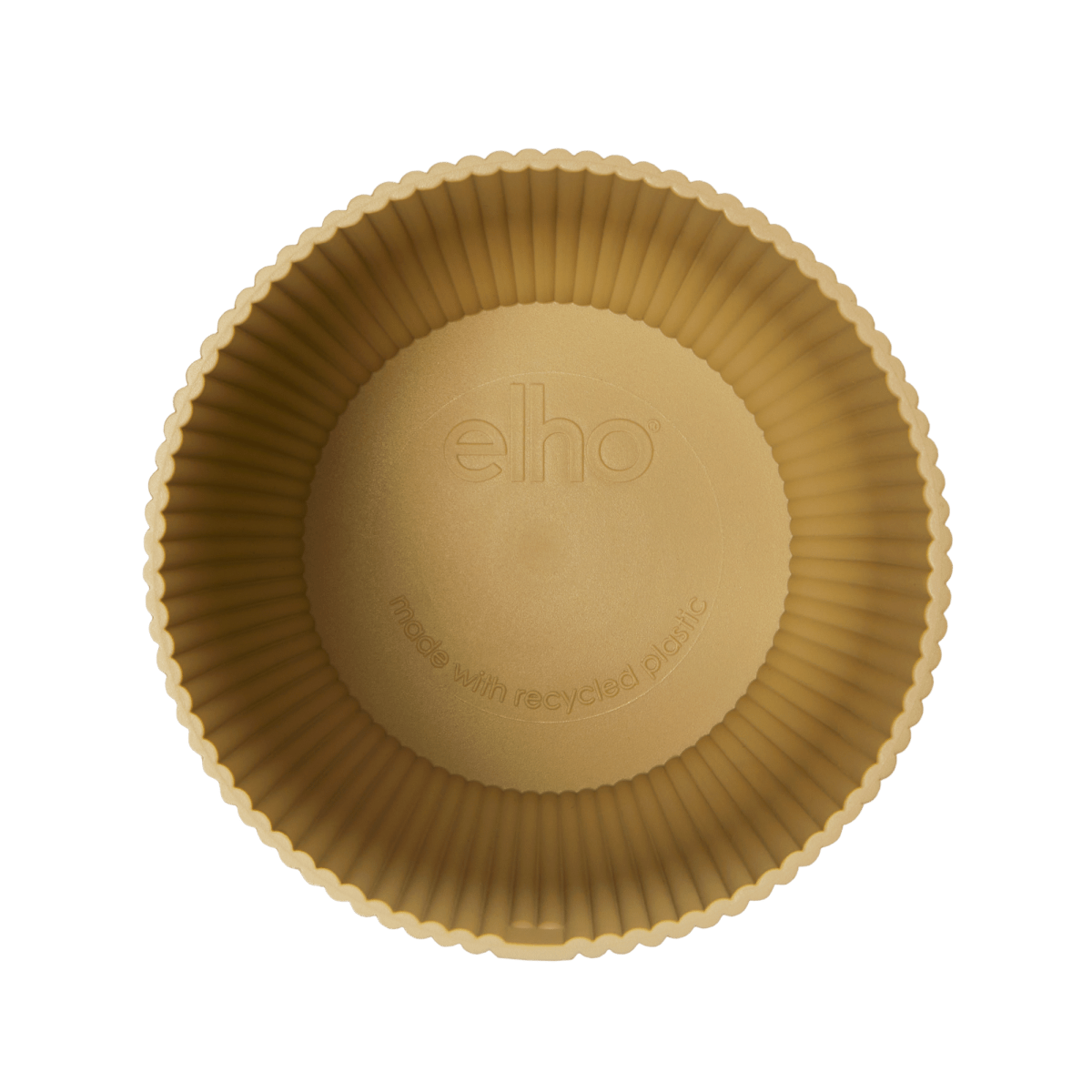 Topf elho Vibes Fold Round beige - D14 x H13 - Wurzelwerk Design