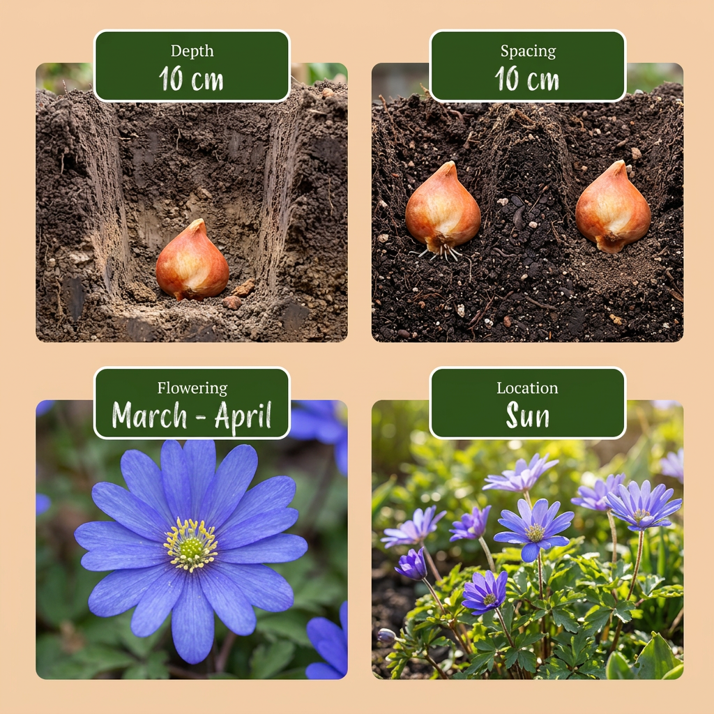 Blumenzwiebel-Mischung Blau – für große Flächen online kaufen | 250 bis 1000 Zwiebeln – Wurzelwerk Design
