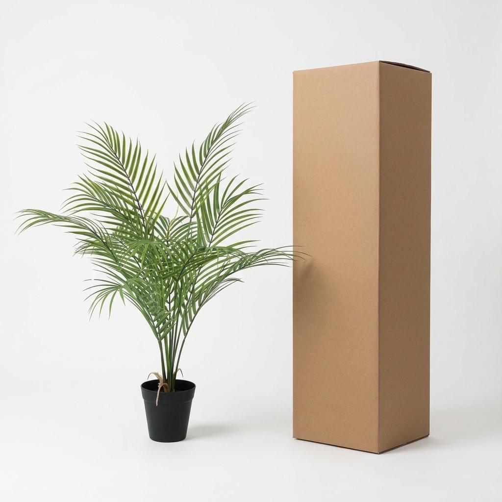 Künstliche Kentia-Palme von Everspring, 65cm bis 210cm hoch, detailreiche grüne Pflanze für dekorative Raumgestaltung