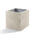 Topf Grigio Cube Antique White - D60x H60 - Wurzelwerk Design