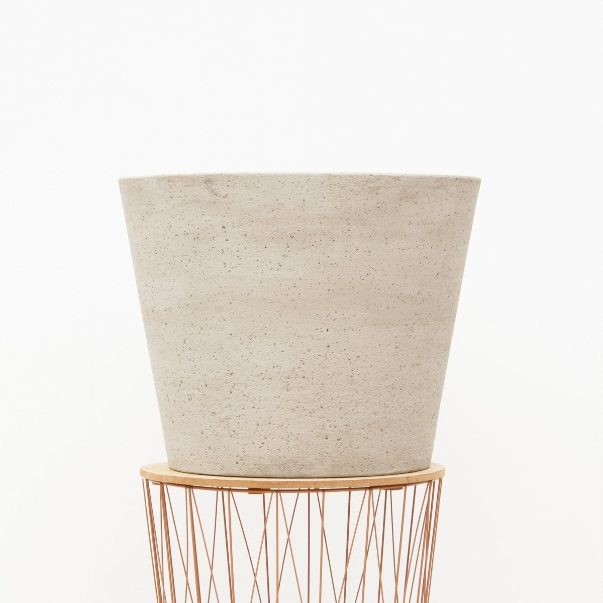 Bucket Beige Washed - L - 58x50 - Wurzelwerk Design