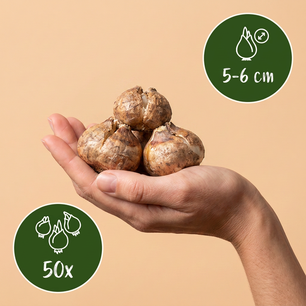 Großes Schneeglöckchen – Galanthus elwesii online kaufen | 50 bis 200 Blumenzwiebeln, sehr früh &amp; verwildernd – Wurzelwerk Design