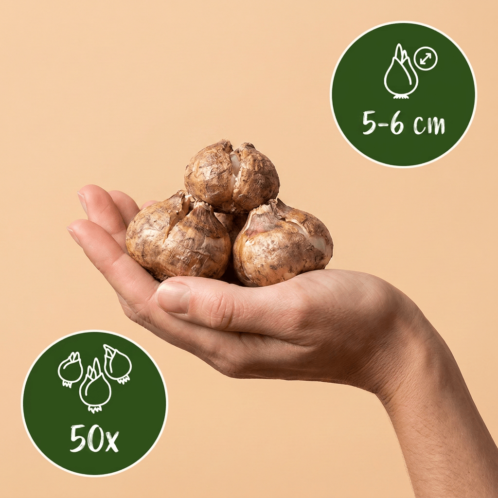 Großes Schneeglöckchen – Galanthus elwesii online kaufen | 50 bis 200 Blumenzwiebeln, sehr früh &amp; verwildernd – Wurzelwerk Design - Wurzelwerk Design