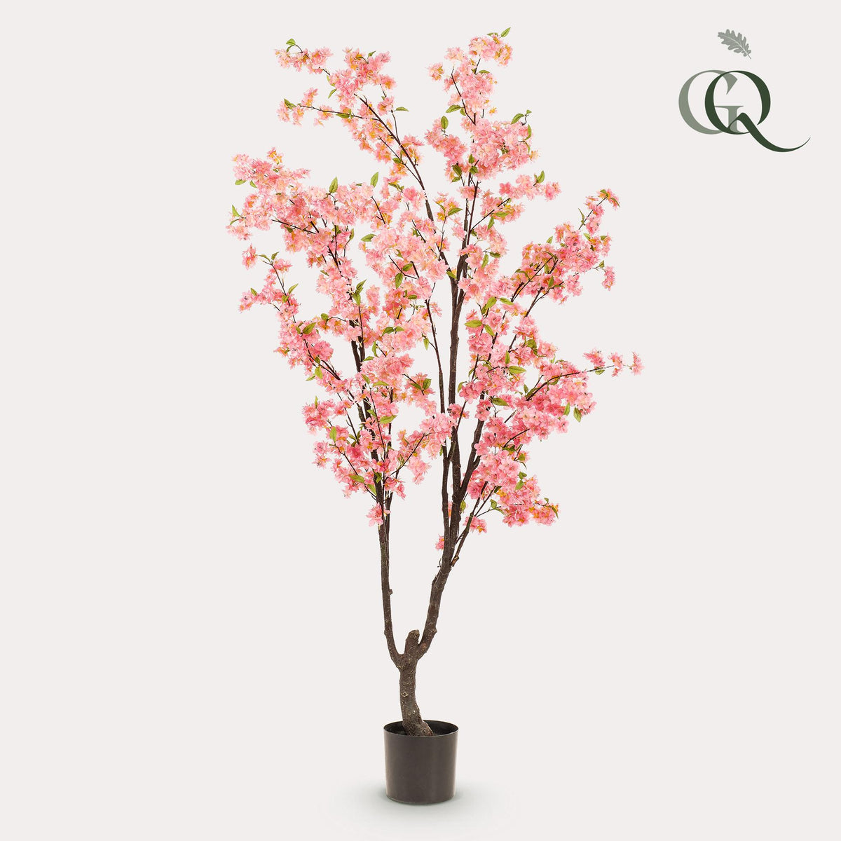 Kunstpflanze Kirschblüte (Prunus) in rosa, 210 cm hoch, Everspring, detailreiche künstliche Blüten und Zweige sichtbar