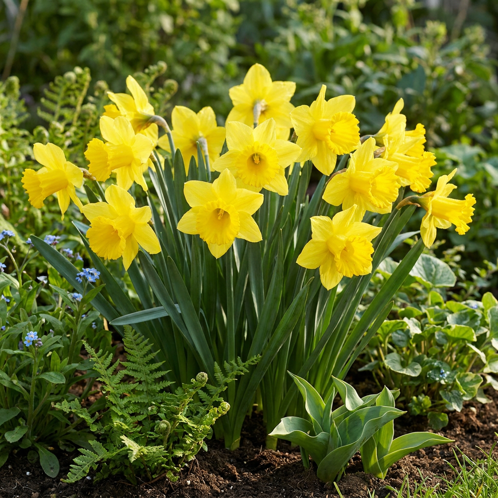 Narzisse Carlton – Narcissus online kaufen | 30 bis 120 Blumenzwiebeln, goldgelb &amp; großblütig – Wurzelwerk Design