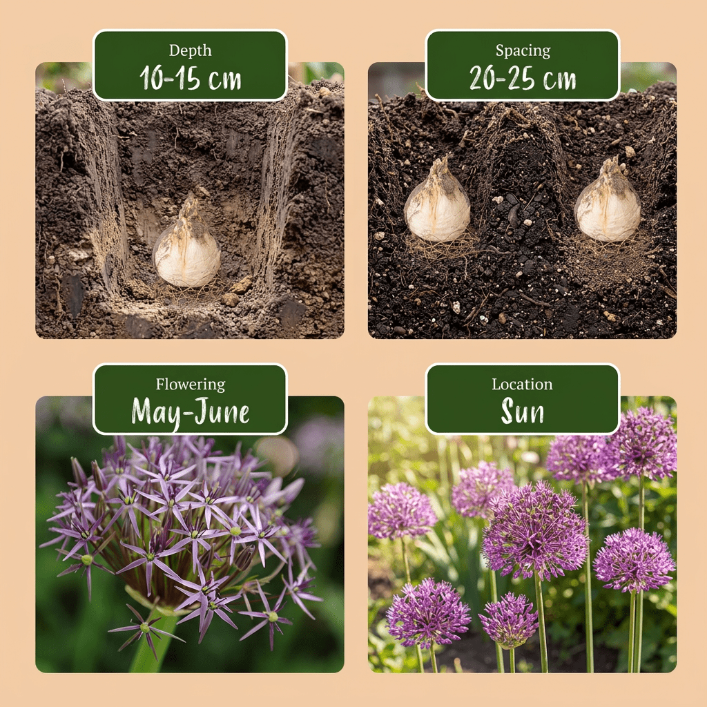 Sternkugel-Lauch – Allium christophii online kaufen | 30 bis 120 Blumenzwiebeln, riesige Blütensterne – Wurzelwerk Design - Wurzelwerk Design