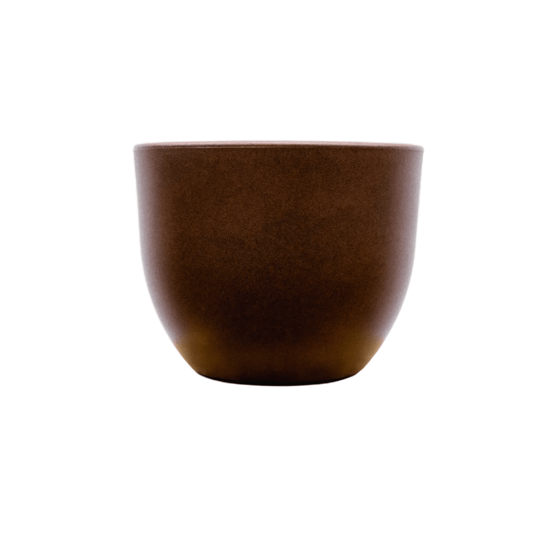 Topf Eggy Bronze - D100 x H77 - Wurzelwerk Design