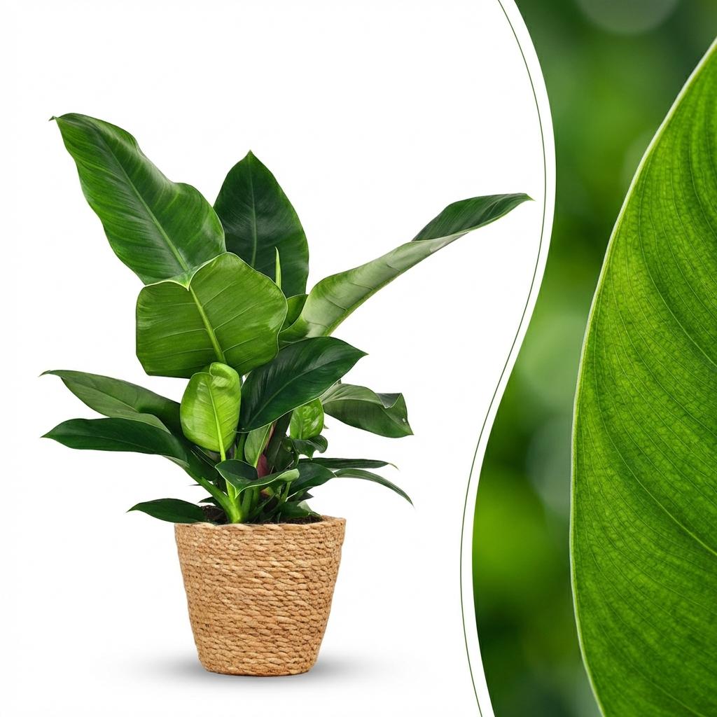 Philodendron Imperial Green kaufen | Topf Ø 19 cm, Höhe 65 cm
