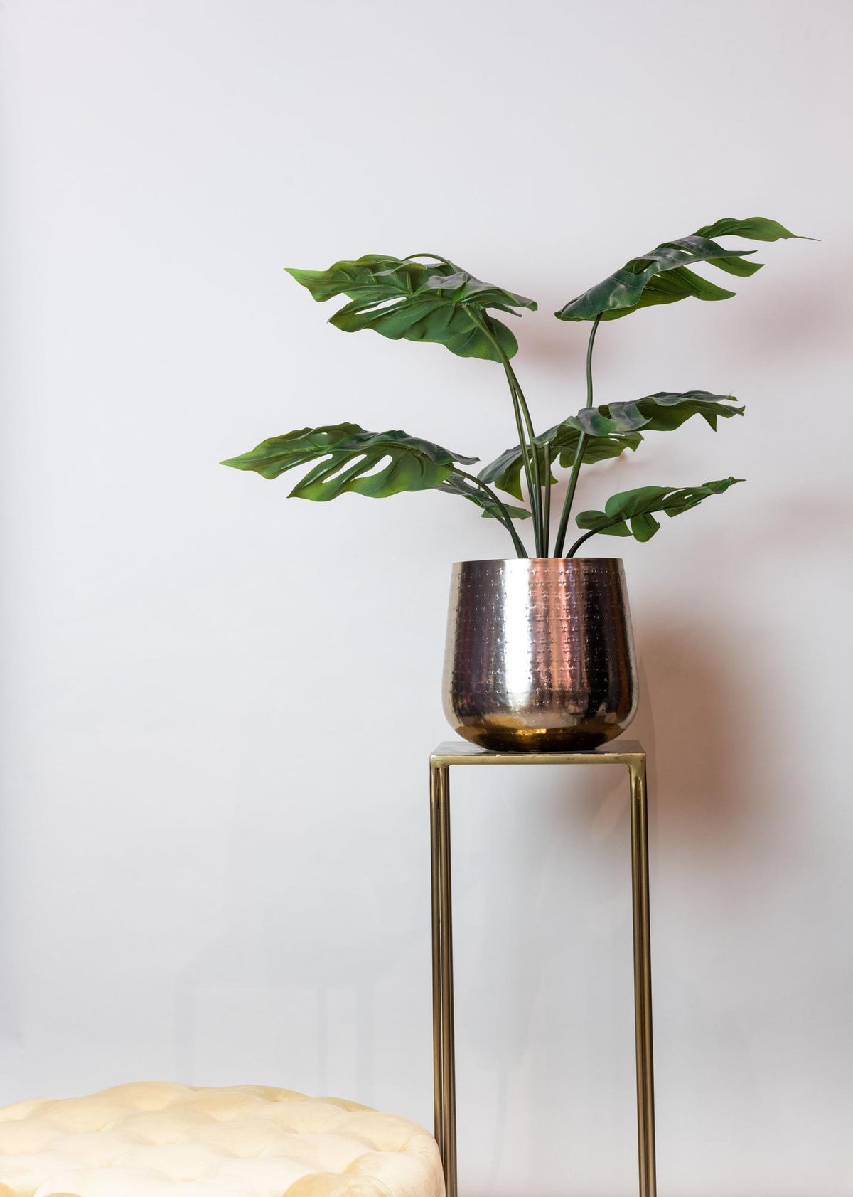 Kunstpflanze Monstera Deliciosa von Everspring, 45-180cm, mit charakteristischen Löchern in den Blättern, realistische Pflanzenoptik