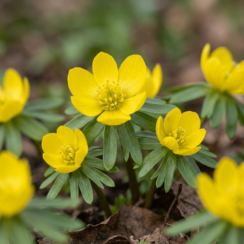 Winterling – Eranthis cilicica online kaufen | 50 bis 200 Knollen, goldgelb &amp; sehr früh – Wurzelwerk Design - Wurzelwerk Design