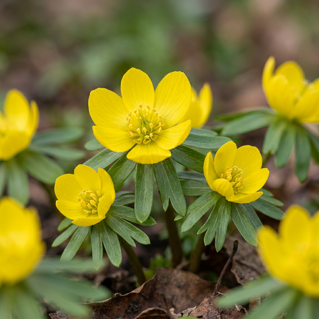 Winterling – Eranthis cilicica online kaufen | 50 bis 200 Knollen, goldgelb &amp; sehr früh – Wurzelwerk Design
