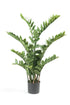 Künstliche Zamioculcas Zimmerpalme von Everspring, 110 cm hoch, detailreiche grüne Pflanze für Wohnräume.