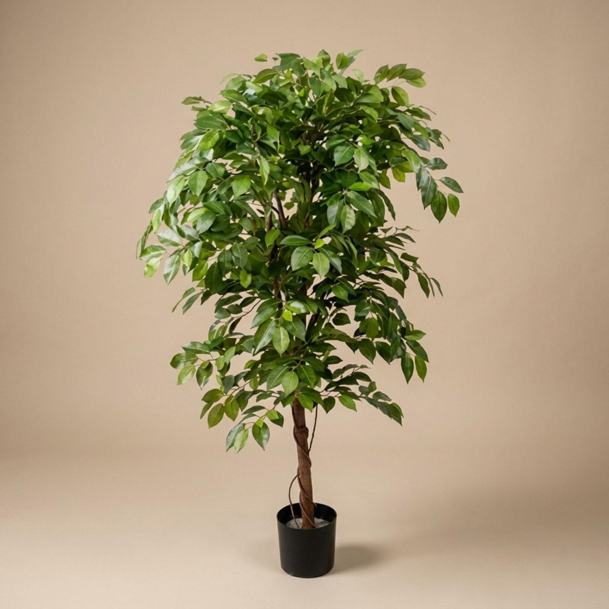 Künstlicher Ficus Deluxe Weinrebenbaum, 140 cm hoch, Everspring, detailreiche, lebensechte Zimmerpflanze mit grünen Blättern