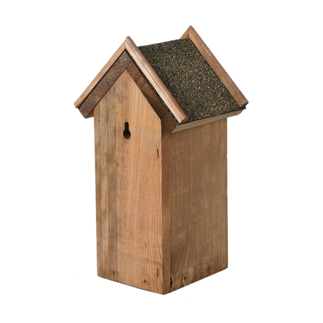 Blaumeisen-Vogelhaus mit Bitumendach | Nistkasten für kleine Meisen – wetterfest