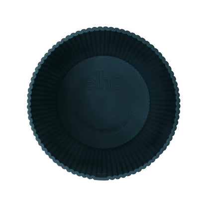 Topf elho Vibes Fold Round blau - D14 x H13 - Wurzelwerk Design