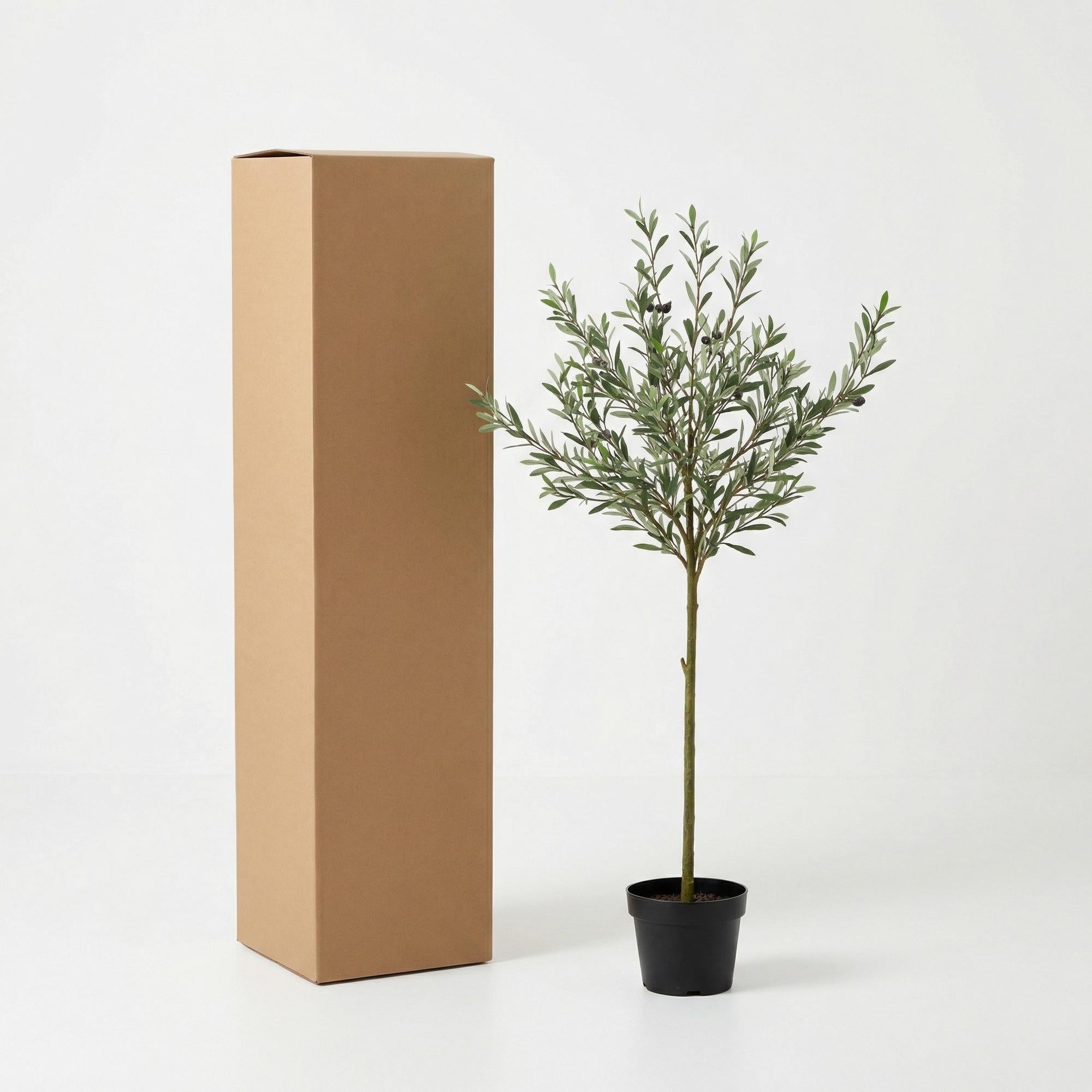 Pflegefreier künstlicher Olivenbaum von Everspring, 150, 170 oder 172 cm hoch, mit grünen Blättern und realistischem Aussehen