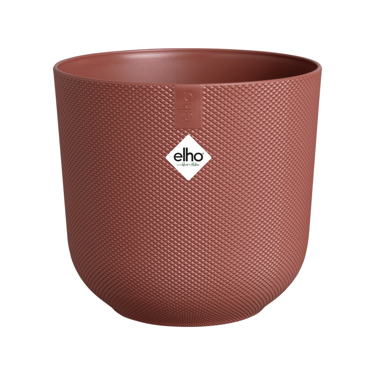 Topf elho Jazz Round tuscan red - D26 x H24 - Wurzelwerk Design