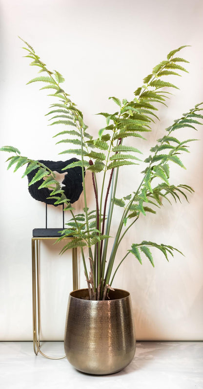 Kunstpflanze Lederfarn Rumohra Adiantiformis, 150 cm, Everspring, detailreiche grüne Kunststoffpflanze für Dekoration