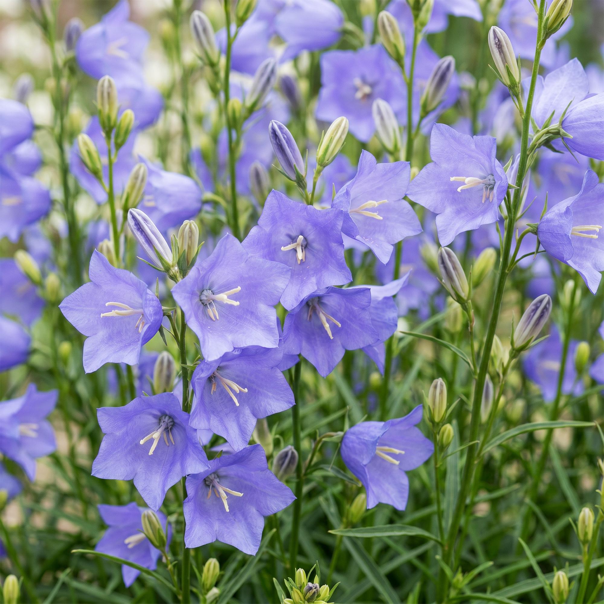 Pfirsichblättrige Glockenblume kaufen | Campanula persicifolia, blau