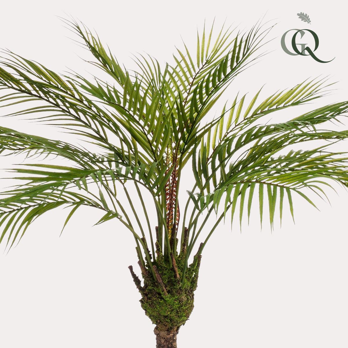 Kunstpflanze Chamaedorea Elegans, Bergpalme, 85 cm, Everspring, detailreiche, grüne künstliche Zimmerpflanze