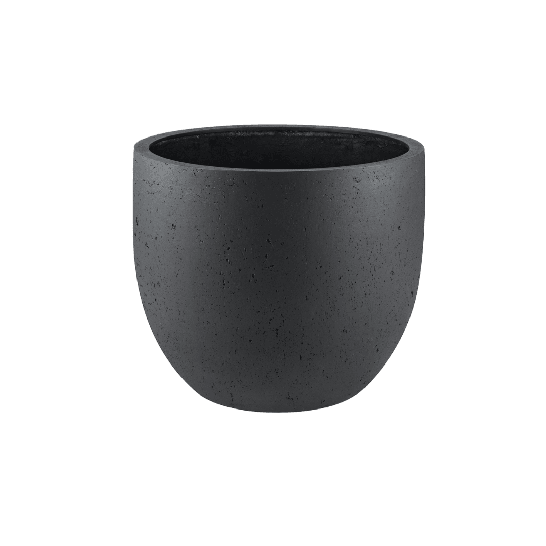 Topf Grigio New Egg Anthrazit - D45 x H38 - Wurzelwerk Design