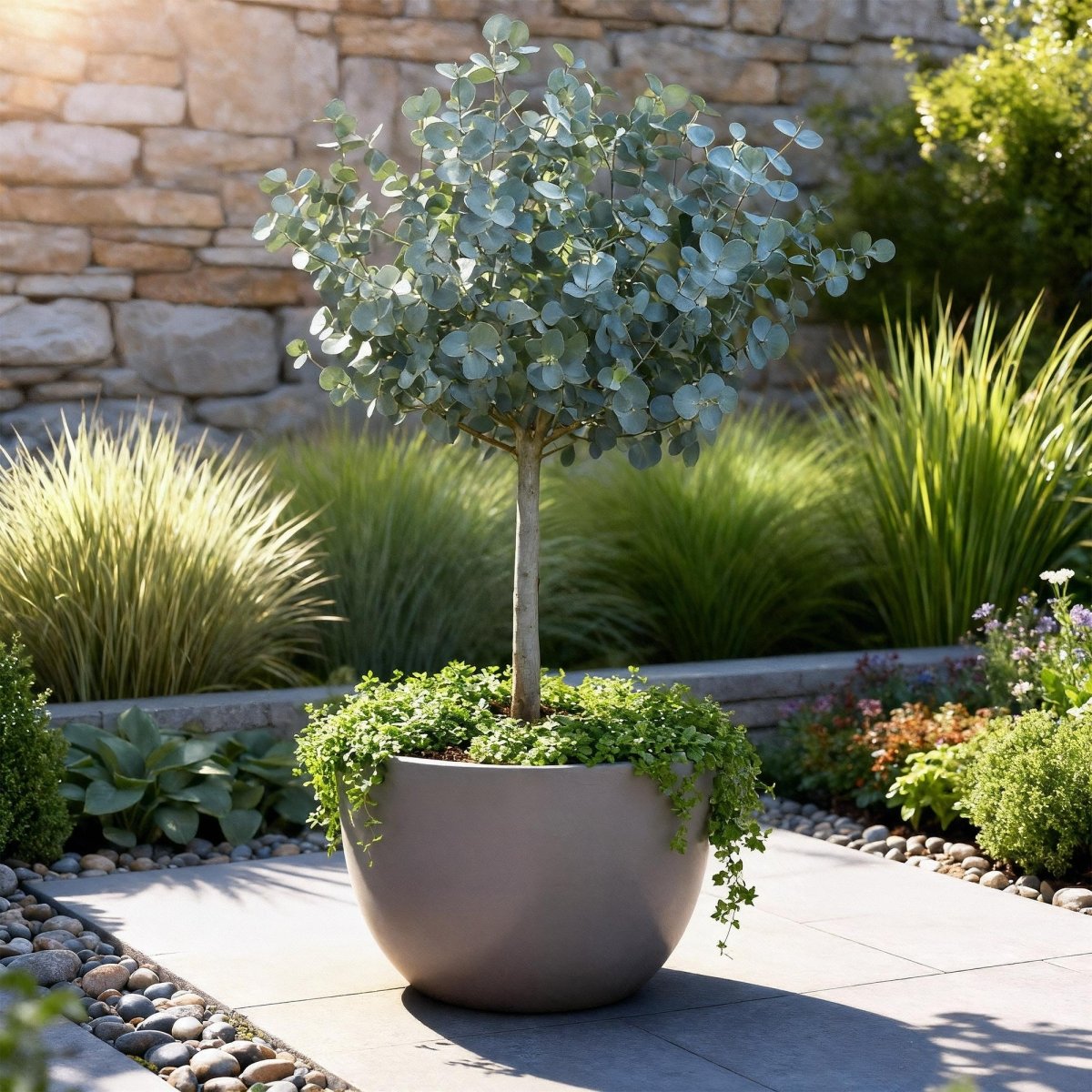 Eukalyptus Azura Stämmchen – Eucalyptus gunnii online kaufen | Silberlaub, Duftend &amp; Winterhart – Wurzelwerk Design - Wurzelwerk Design