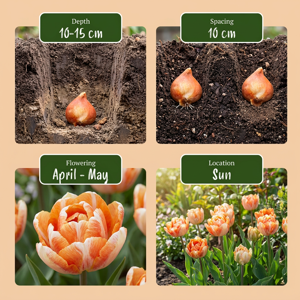 Tulpe Candle Light – Tulipa online kaufen | 12 bis 96 Blumenzwiebeln für ein warmes Farbbild – Wurzelwerk Design