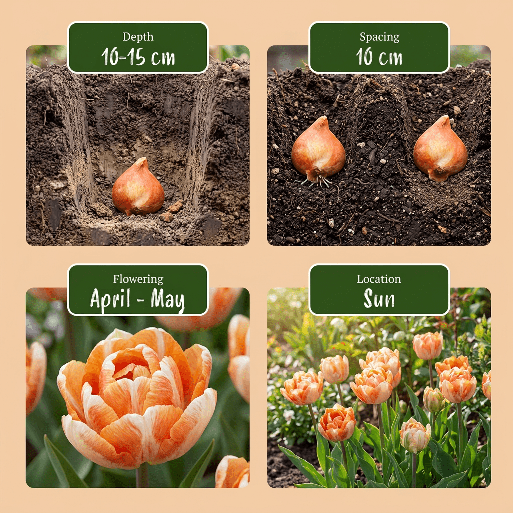 Tulpe Candle Light – Tulipa online kaufen | 12 bis 96 Blumenzwiebeln für ein warmes Farbbild – Wurzelwerk Design - Wurzelwerk Design