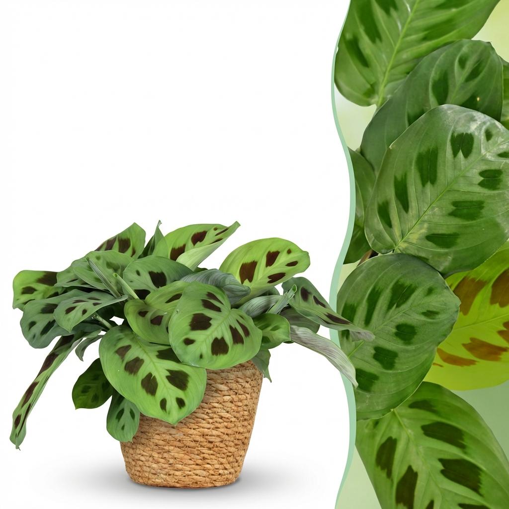 Maranta Kerchoveana kaufen | Zebrapflanze – Topf Ø 12 cm, Höhe 25 cm - Wurzelwerk Design