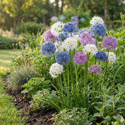 Zierlauch-Mischung Buzzing Beauties – Allium online kaufen | 15 bis 120 Blumenzwiebeln, Bienenmischung – Wurzelwerk Design