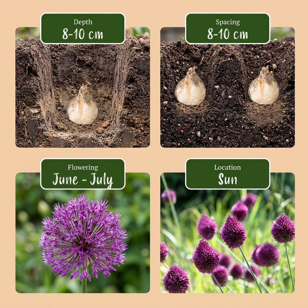 Kugelköpfiger Lauch – Allium sphaerocephalon online kaufen | 200 bis 800 Blumenzwiebeln, Bienenmagnet – Wurzelwerk Design