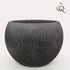 Topf - Anthrazit - Raindrop Globe - XL - H30 W42 - Wurzelwerk Design