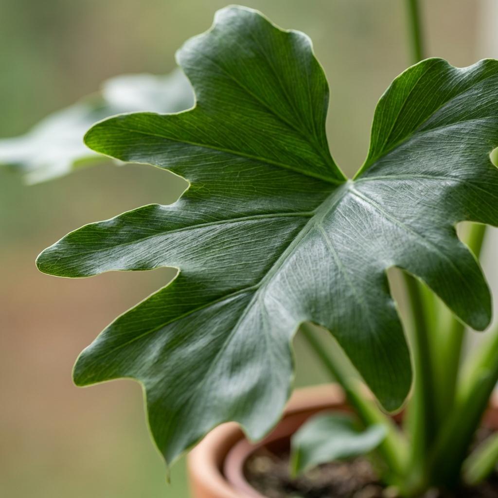 Philodendron Lickety Split kaufen | Zimmerpflanze – Topf Ø 19 cm, Höhe 70 cm - Wurzelwerk Design